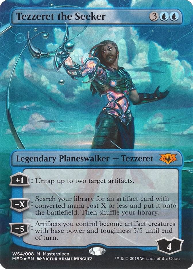 Tezzeret the Seeker WS4 card from Mythic Edition: War of the Spark