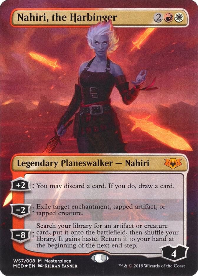 Nahiri, the Harbinger WS7 card from Mythic Edition: War of the Spark