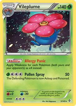 Vileplume - 3/149 (BW Boundaries Crossed) 003/149 card from Deck Exclusives