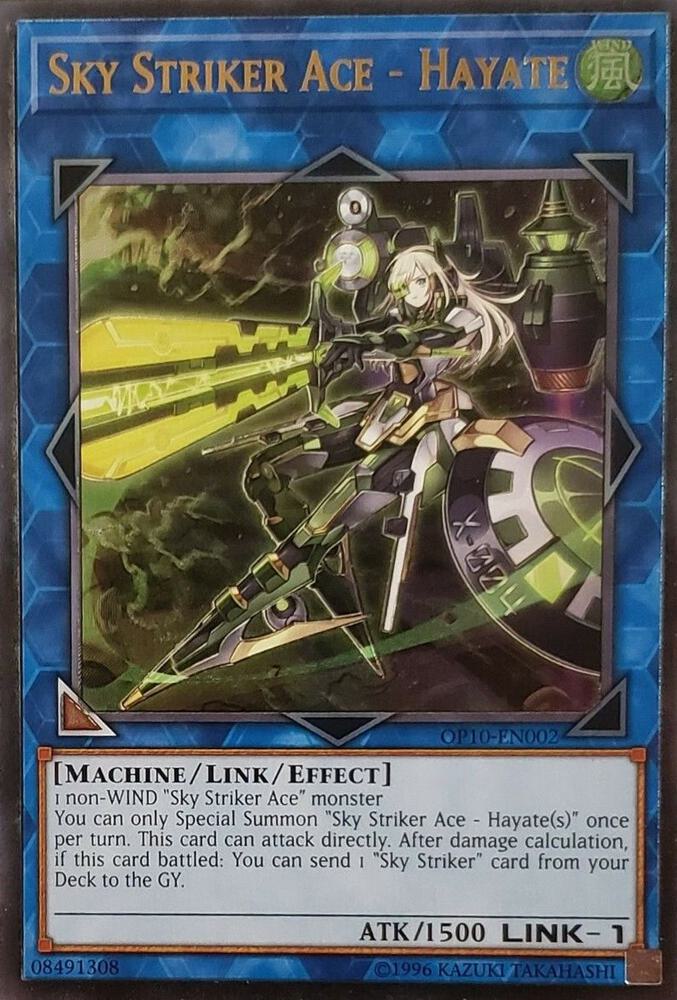 Sky Striker Ace - Hayate (UTR) OP10-EN002 card from OTS Tournament Pack 10