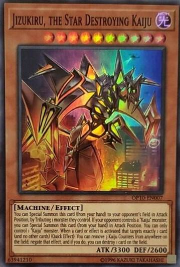 Jizukiru, the Star Destroying Kaiju OP10-EN007 card from OTS Tournament Pack 10