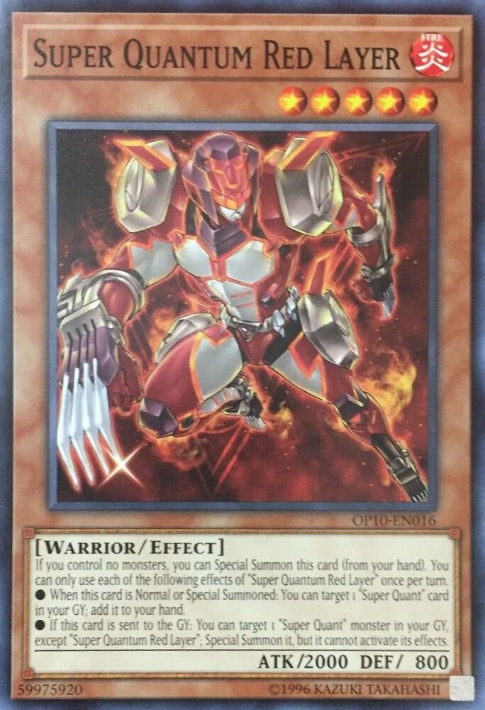 Super Quantum Red Layer OP10-EN016 card from OTS Tournament Pack 10