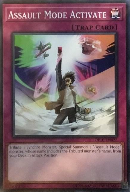 Assault Mode Activate OP10-EN025 card from OTS Tournament Pack 10