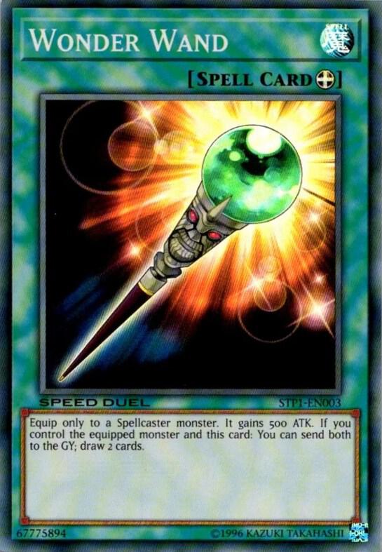 Wonder Wand STP1-EN003 card from Speed Duel: Tournament Pack 1