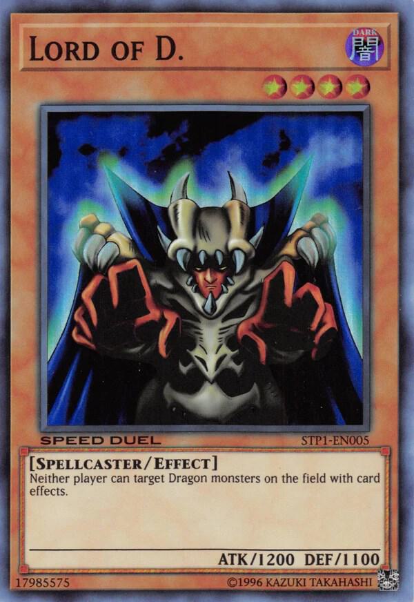 Lord of D. STP1-EN005 card from Speed Duel: Tournament Pack 1