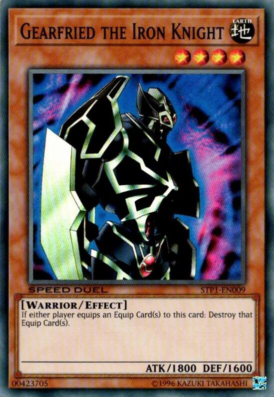 Gearfried the Iron Knight STP1-EN009 card from Speed Duel: Tournament Pack 1
