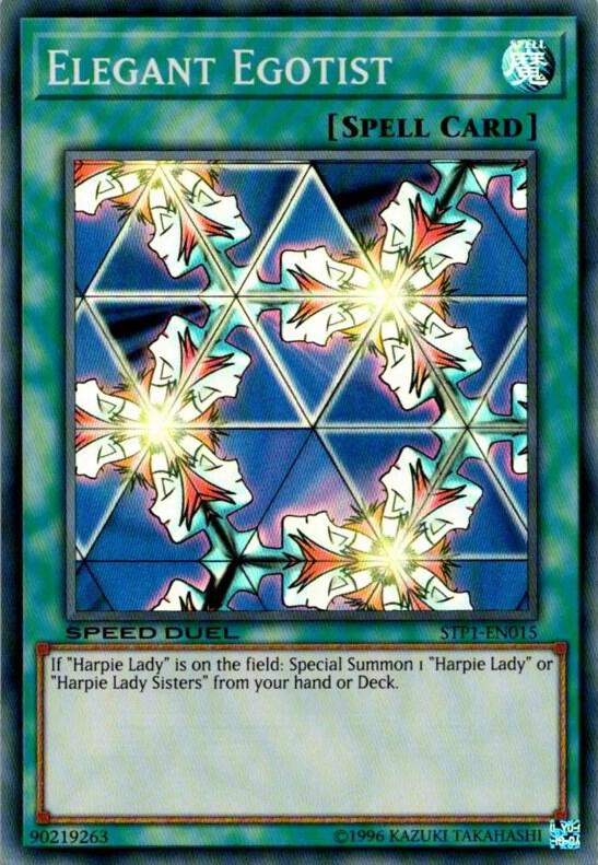 Elegant Egotist STP1-EN015 card from Speed Duel: Tournament Pack 1