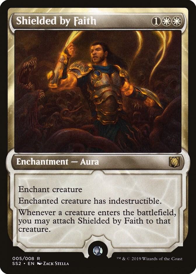 Shielded by Faith 5 card from Signature Spellbook: Gideon