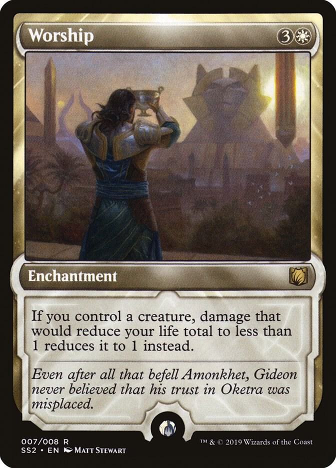 Worship 7 card from Signature Spellbook: Gideon