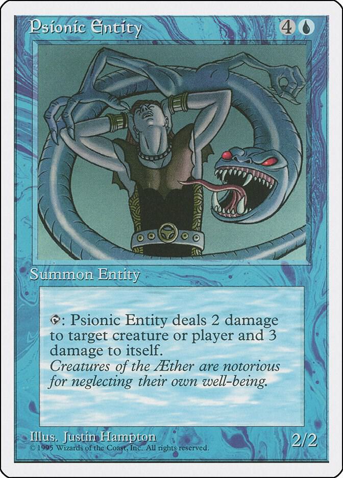 Psionic Entity card from Fourth Edition