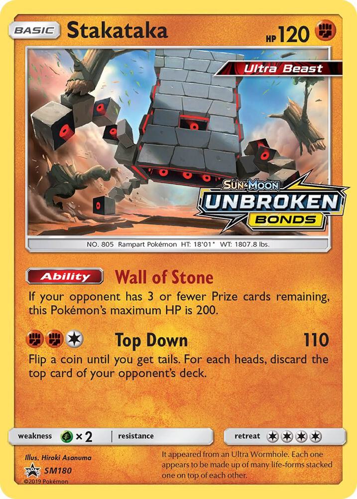 Stakataka (Prerelease) SM180 card from SM Promos