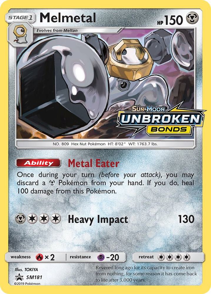 Melmetal (Prerelease) SM181 card from SM Promos