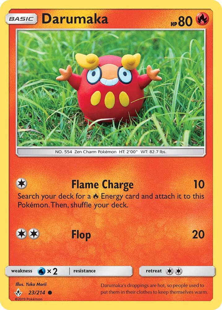 Darumaka 23/214 card from SM - Unbroken Bonds