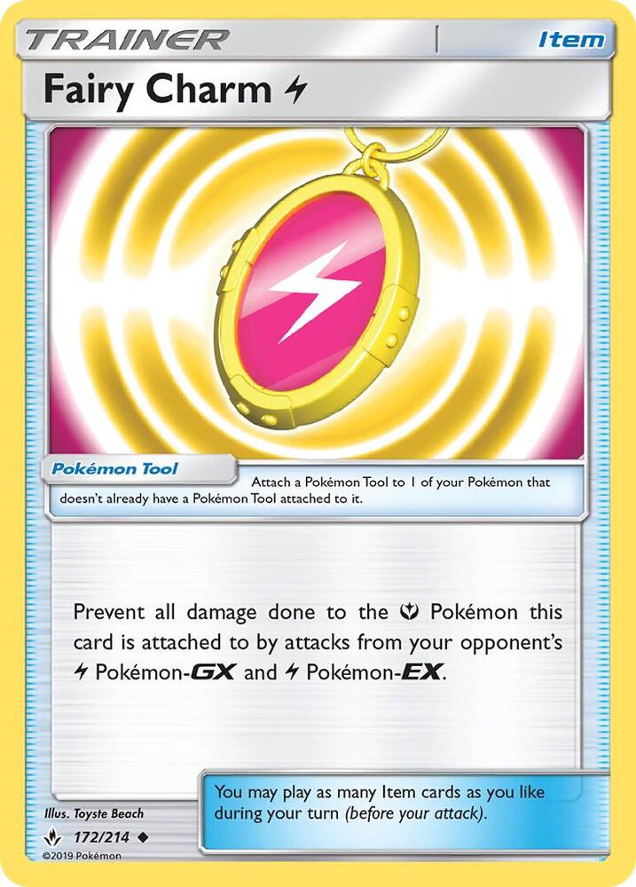 Fairy Charm L 172/214 card from SM - Unbroken Bonds