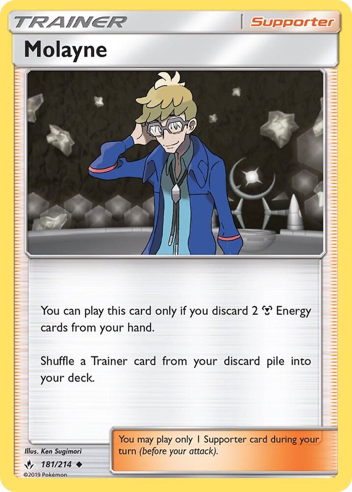 Molayne 181/214 card from SM - Unbroken Bonds