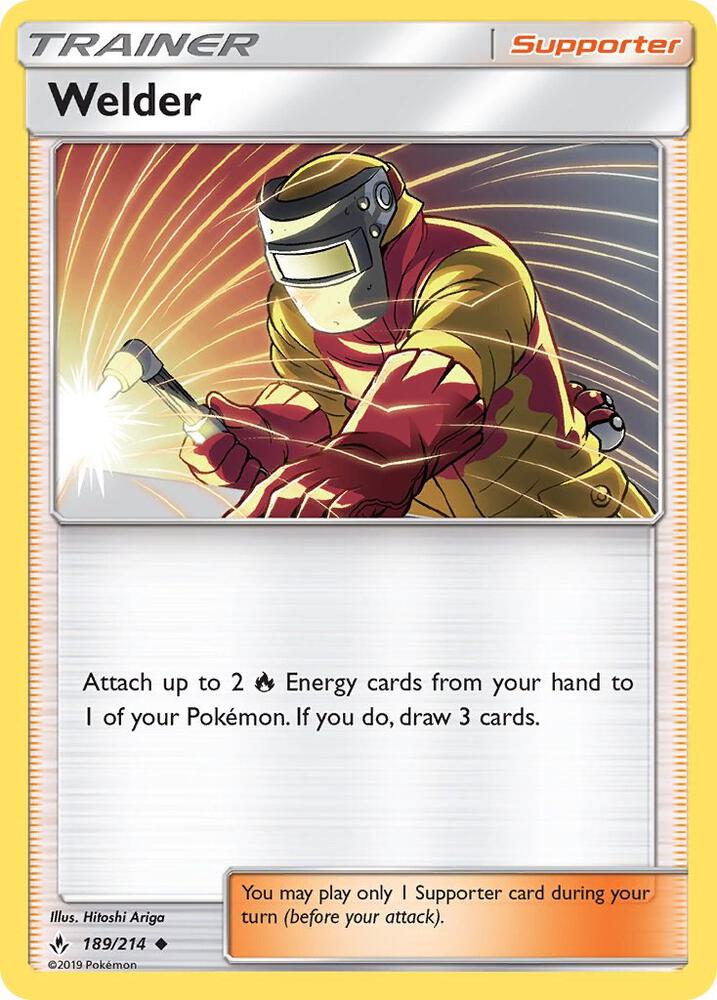 Welder 189/214 card from SM - Unbroken Bonds