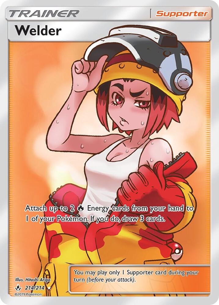 Welder (Full Art) 214/214 card from SM - Unbroken Bonds