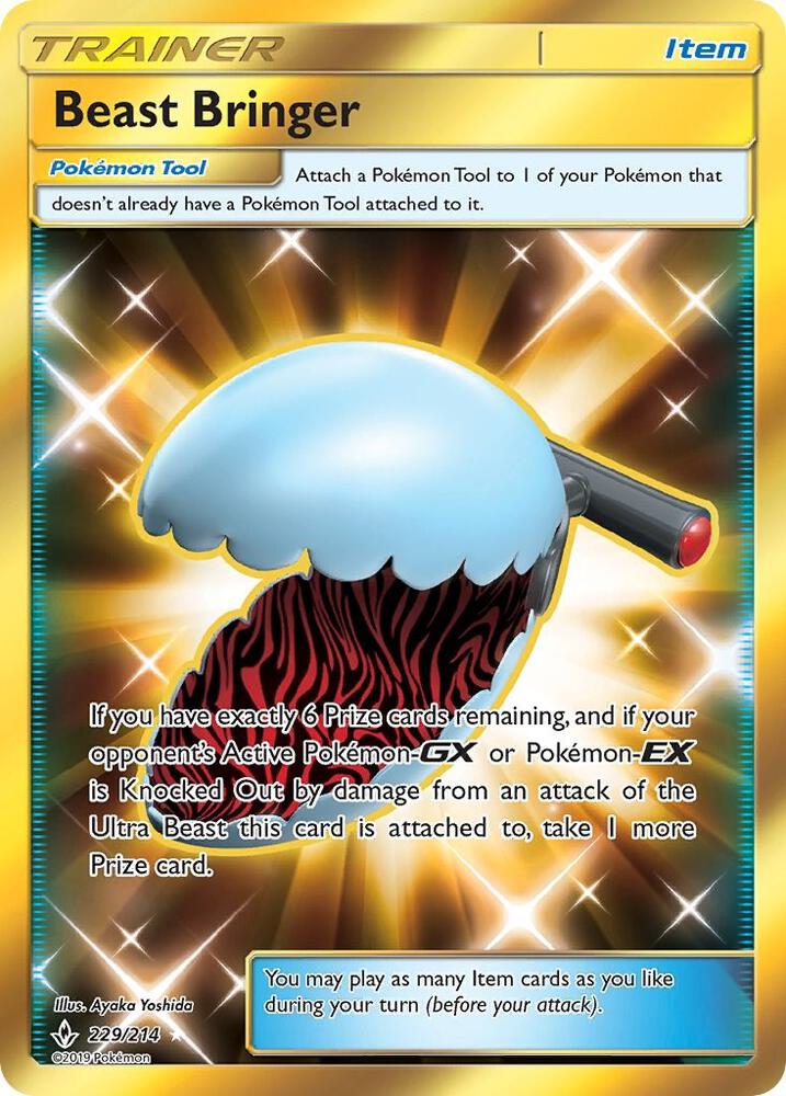 Beast Bringer (Secret) 229/214 card from SM - Unbroken Bonds