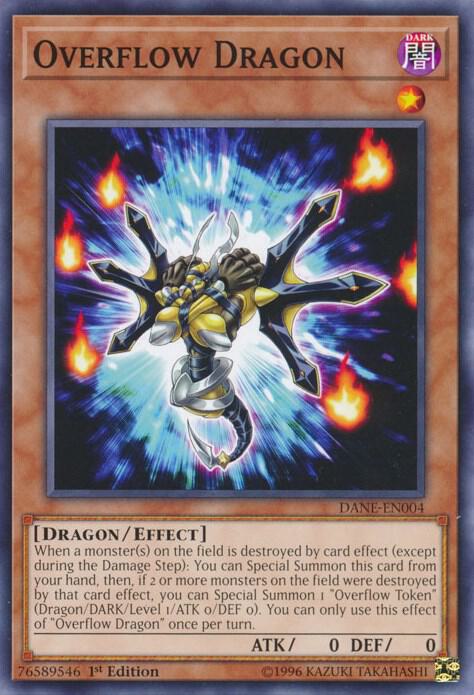 Overflow Dragon DANE-EN004 card from Dark Neostorm