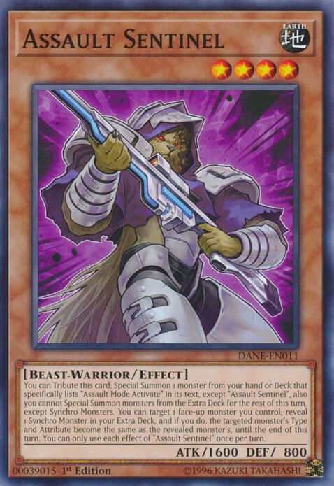 Assault Sentinel DANE-EN011 card from Dark Neostorm
