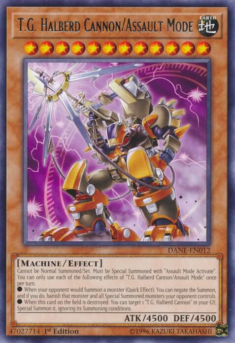T.G. Halberd Cannon/Assault Mode DANE-EN012 card from Dark Neostorm