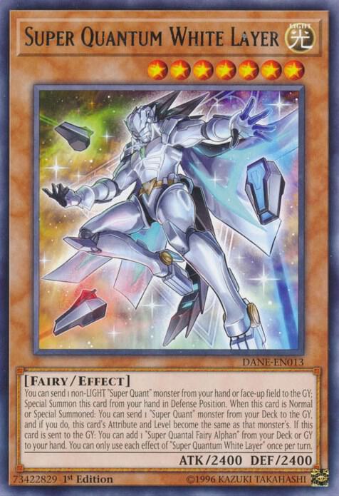 Super Quantum White Layer DANE-EN013 card from Dark Neostorm
