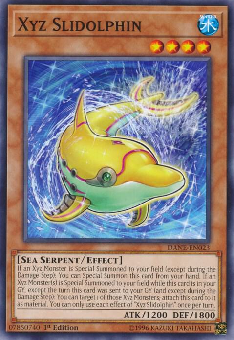 Xyz Slidolphin DANE-EN023 card from Dark Neostorm