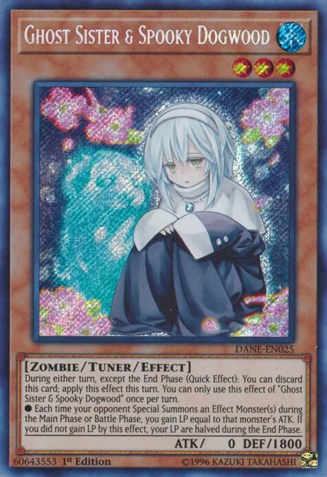 Ghost Sister & Spooky Dogwood DANE-EN025 card from Dark Neostorm