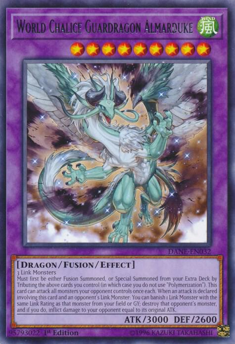 World Chalice Guardragon Almarduke DANE-EN032 card from Dark Neostorm