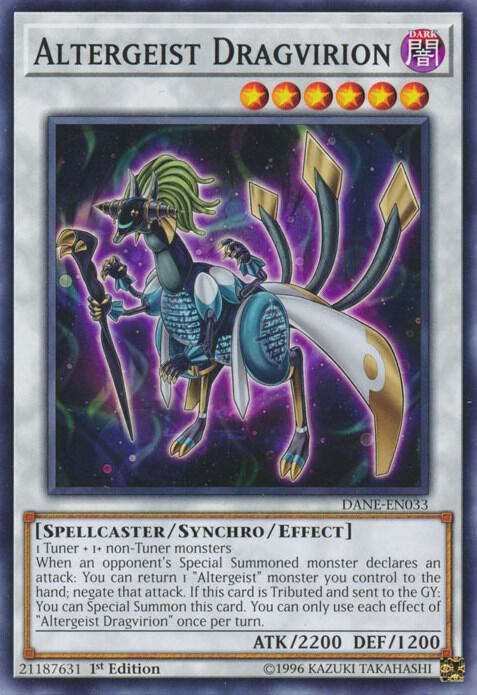 Altergeist Dragvirion DANE-EN033 card from Dark Neostorm