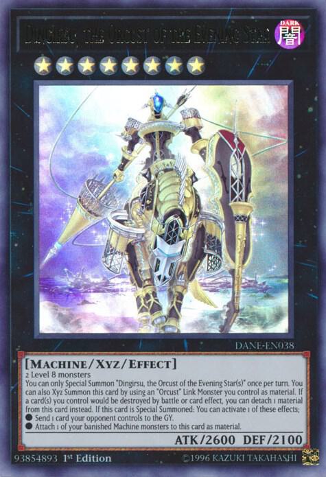 Dingirsu, the Orcust of the Evening Star DANE-EN038 card from Dark Neostorm