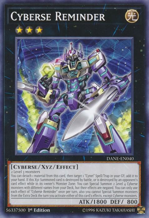 Cyberse Reminder DANE-EN040 card from Dark Neostorm
