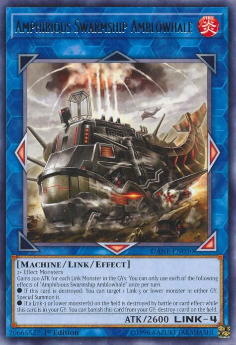 Amphibious Swarmship Amblowhale DANE-EN050 card from Dark Neostorm