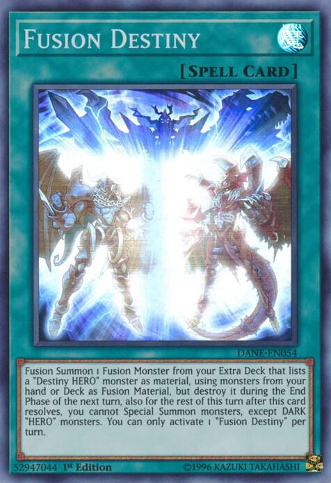 Fusion Destiny DANE-EN054 card from Dark Neostorm