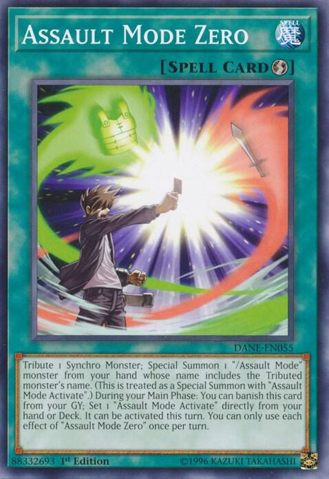 Assault Mode Zero DANE-EN055 card from Dark Neostorm