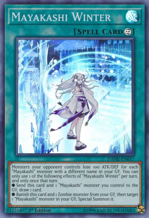 Mayakashi Winter DANE-EN057 card from Dark Neostorm