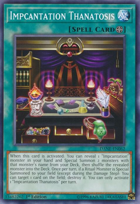 Impcantation Thanatosis DANE-EN062 card from Dark Neostorm