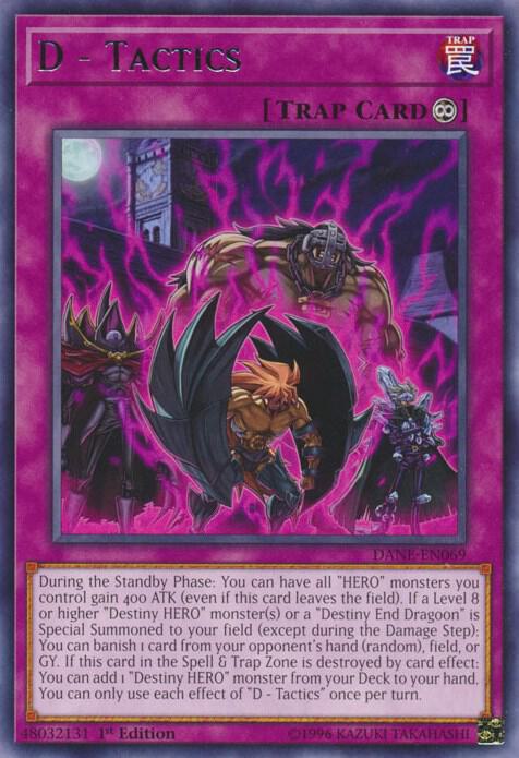 D - Tactics DANE-EN069 card from Dark Neostorm
