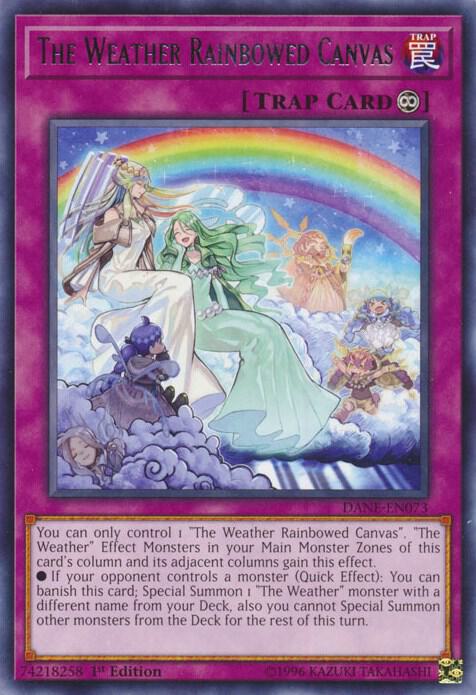 The Weather Rainbowed Canvas DANE-EN073 card from Dark Neostorm