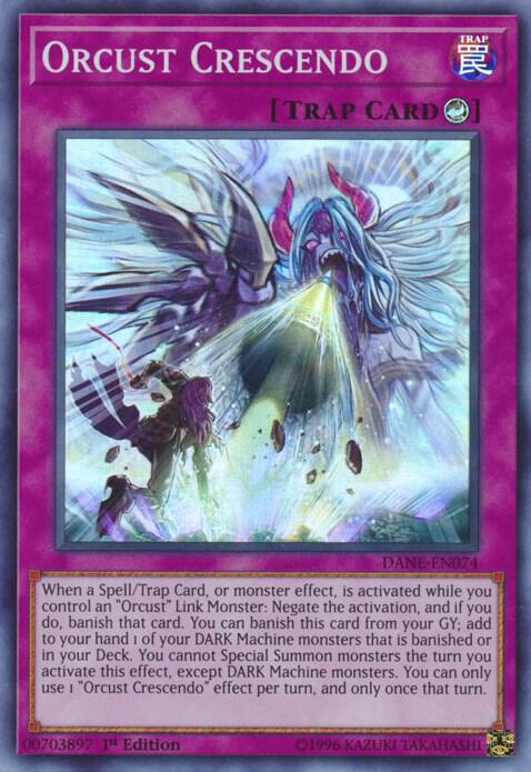 Orcust Crescendo DANE-EN074 card from Dark Neostorm
