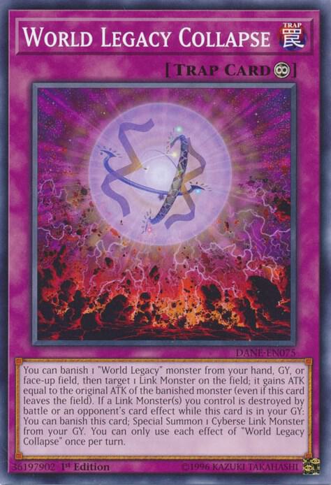 World Legacy Collapse DANE-EN075 card from Dark Neostorm