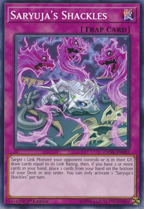 Saryuja's Shackles DANE-EN082 card from Dark Neostorm