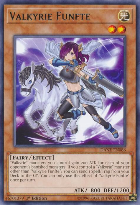 Valkyrie Funfte DANE-EN086 card from Dark Neostorm