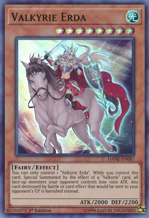 Valkyrie Erda DANE-EN087 card from Dark Neostorm