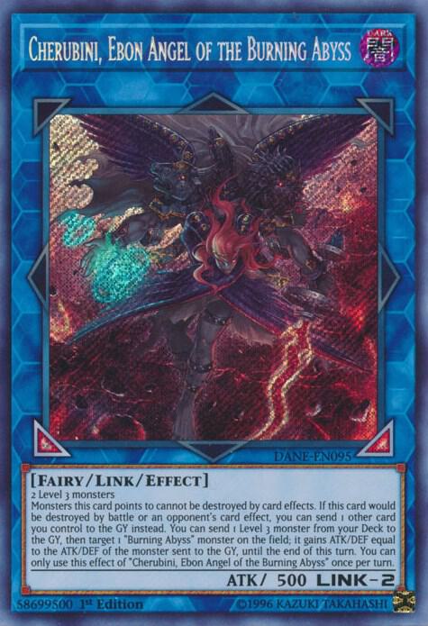 Cherubini, Ebon Angel of the Burning Abyss DANE-EN095 card from Dark Neostorm
