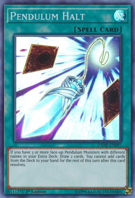Pendulum Halt DANE-EN097 card from Dark Neostorm