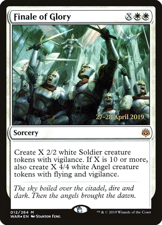 Finale of Glory 12 card from Prerelease Cards