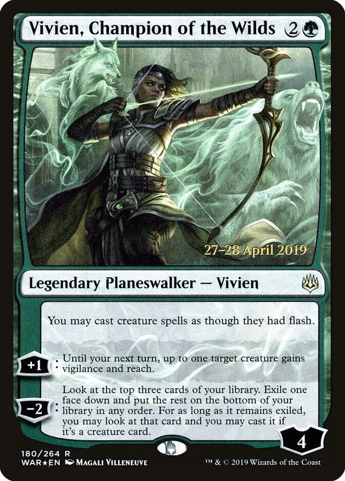 Vivien, Champion of the Wilds 180 card from Prerelease Cards
