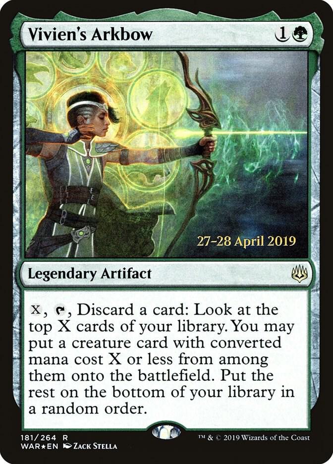 Vivien's Arkbow 181 card from Prerelease Cards