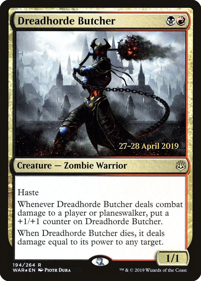 Dreadhorde Butcher 194 card from Prerelease Cards
